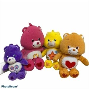 Care Bear Plush Collection Pink Purple Yellow Toy